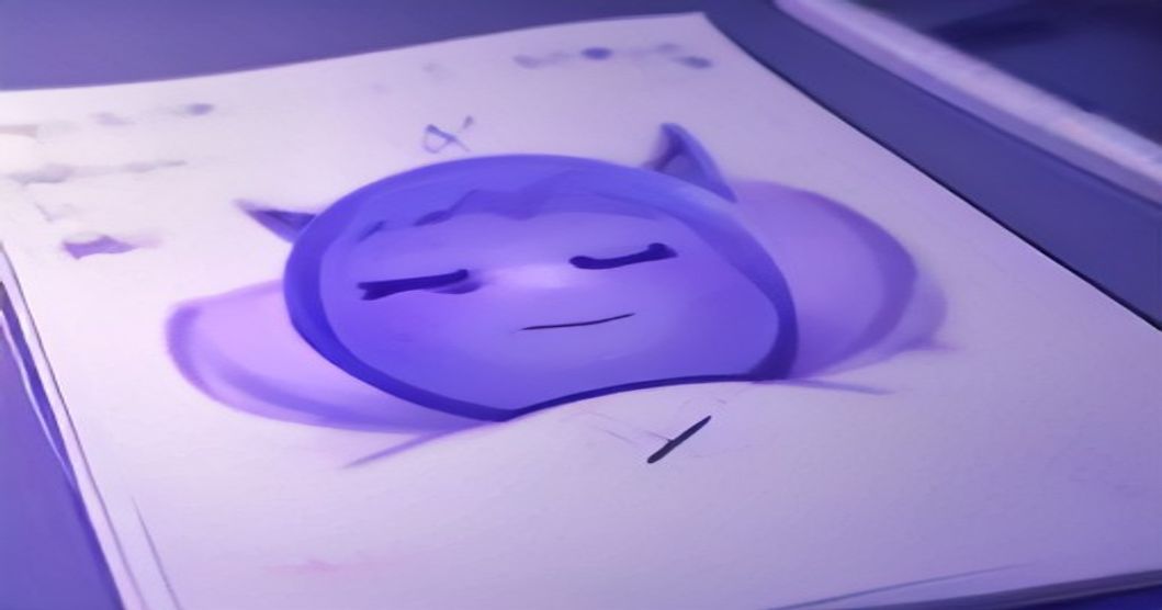 Instagram Story editor with an emoji sticker being dragged into place on a phone screen