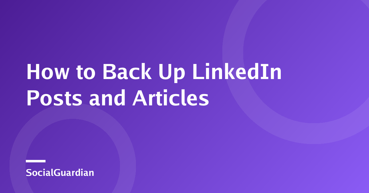 Còpia de seguretat organitzada de publicacions i articles de LinkedIn en un portàtil