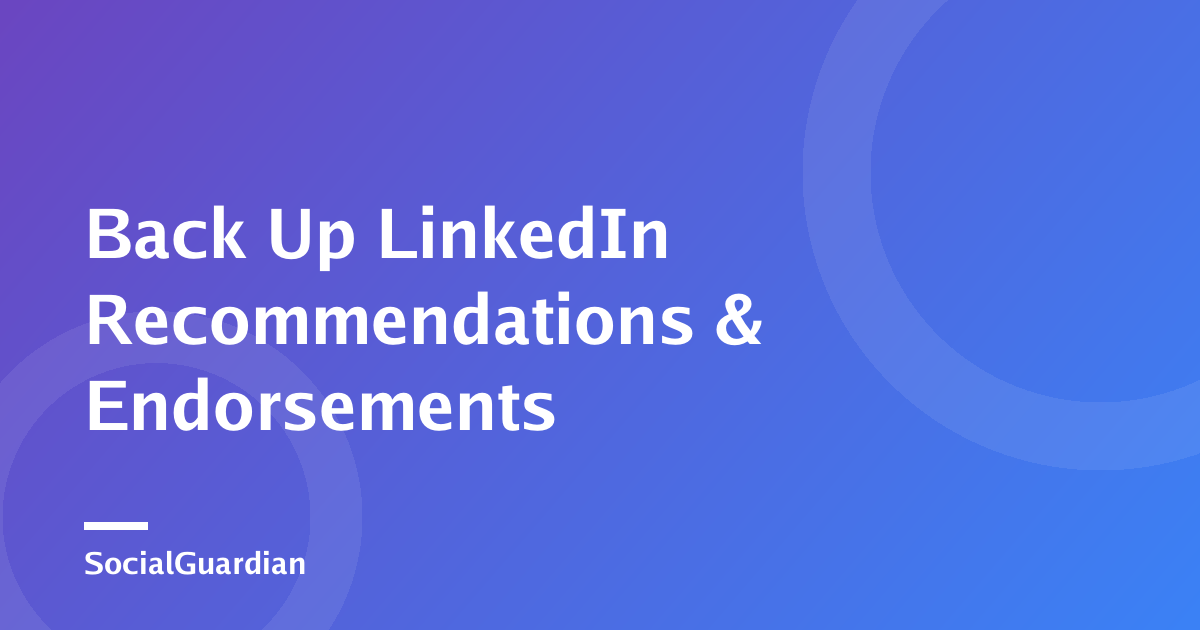 用于保存推荐和技能认可证据的 LinkedIn 桌面版数据隐私下载流程
