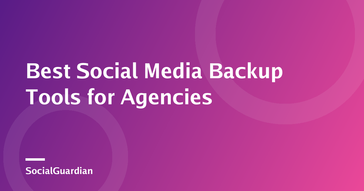 Agency team reviewing social media backup coverage and recovery options