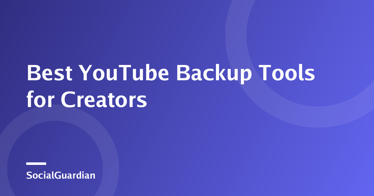 Creator reviewing a YouTube channel backup checklist