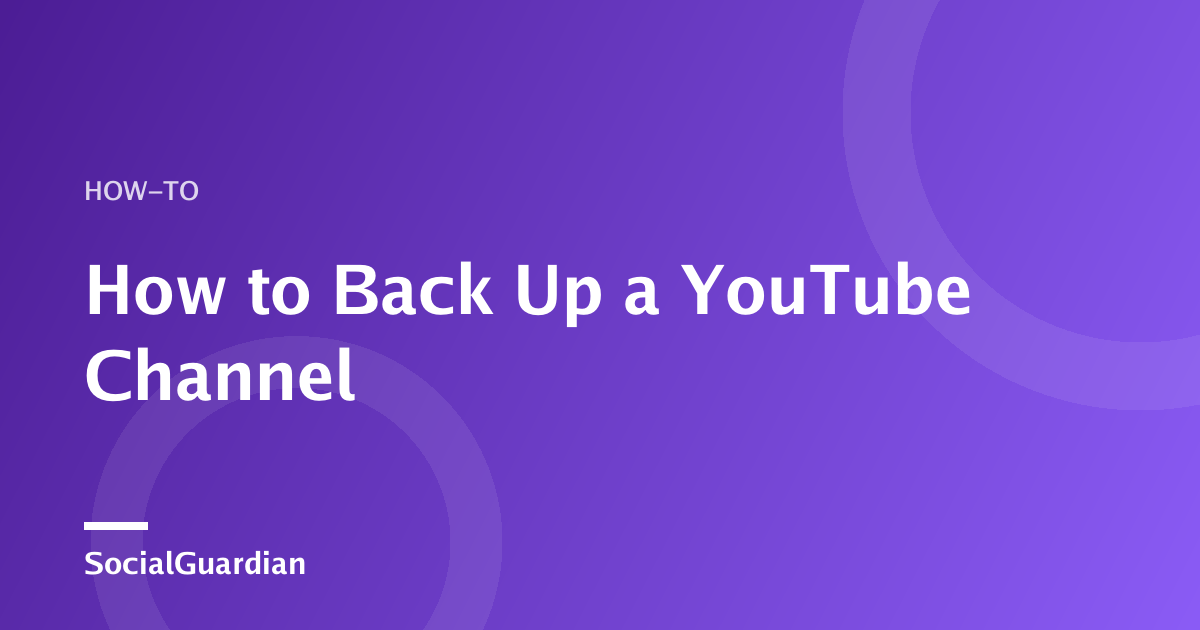 Arxiu de còpia de seguretat d'un canal de YouTube amb vídeos, comentaris i llistes de reproducció